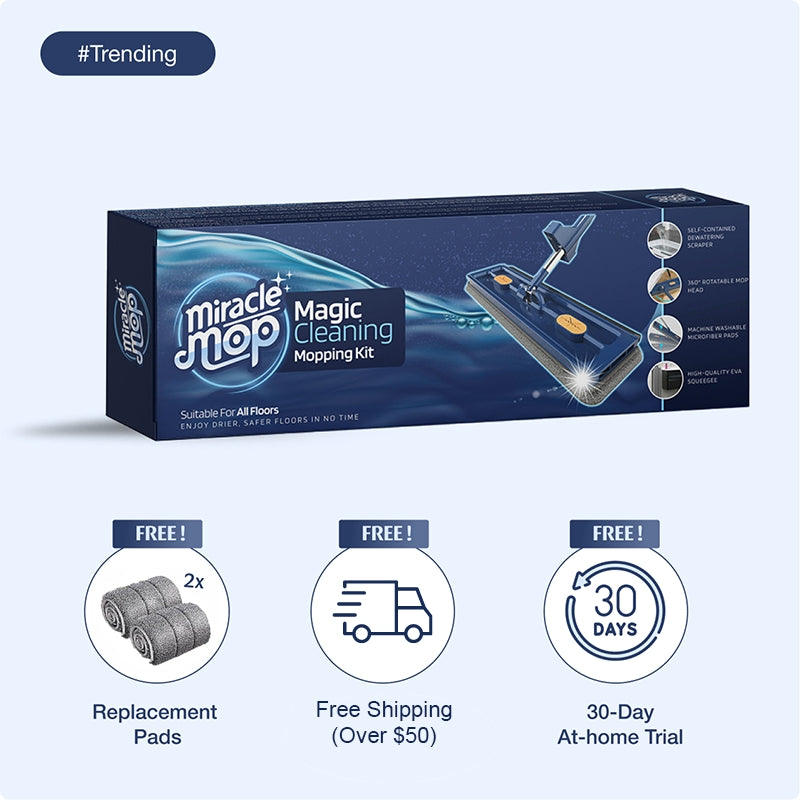MiracleMop™ | Magic 360° Cleaning Mop for Floors (+2 Free Microfiber Cloths)